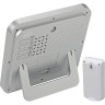 Часы настенные BRESSER MyTime LCD, серебристые 75697